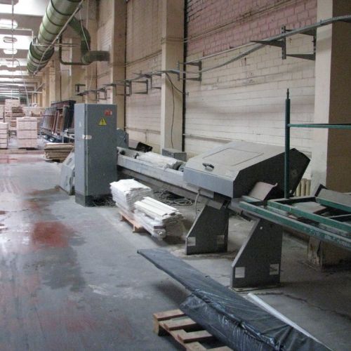 Линия оптимизации (оптимизационный торцовочный станок) серия 11, производитель PAUL Maschinenfabrik GmbH & Co. KG (Германия), 2004 г.в. (повторные торги)