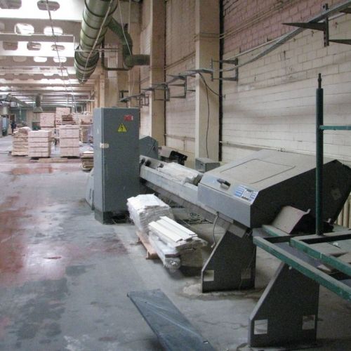 Линия оптимизации (оптимизационный торцовочный станок) серия 11, производитель PAUL Maschinenfabrik GmbH & Co. KG (Германия), 2004 г.в. (повторные торги)