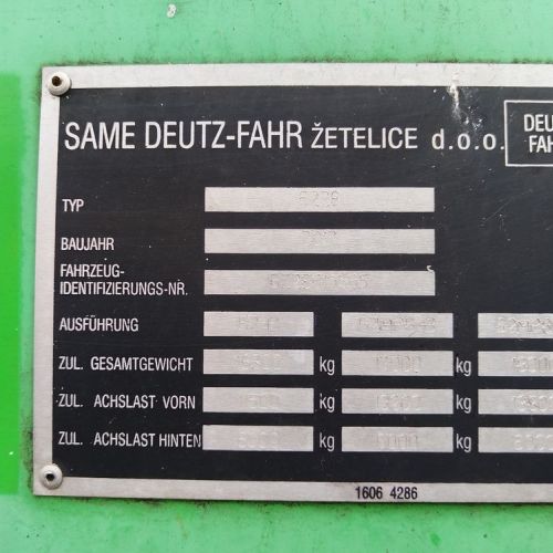 Комбайн Deutz-Fahr 6095 HTS и рапсовый стол (Лот 2)