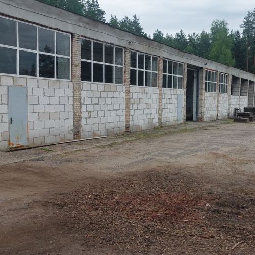 Здание и лесопильное оборудование