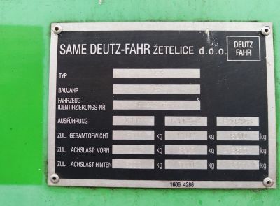 Комбайн Deutz-Fahr 6095 HTS и рапсовый стол (Лот 2)