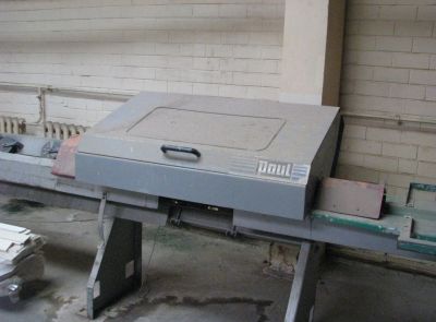 Линия оптимизации (оптимизационный торцовочный станок) серия 11, производитель PAUL Maschinenfabrik GmbH & Co. KG (Германия), 2004 г.в. (повторные торги)