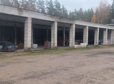 Здание и лесопильное оборудование